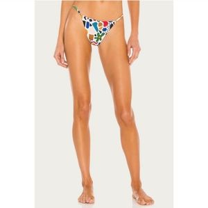 NWT Beach Riot L Chloe Bikini Bottoms in Abstract Shapes Cheeky Swim